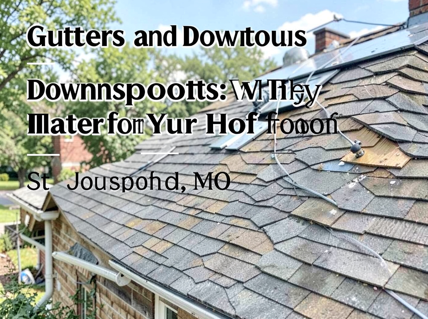 Gutters and Downspouts: Why They Matter for Your Roof in St. Joseph, MO