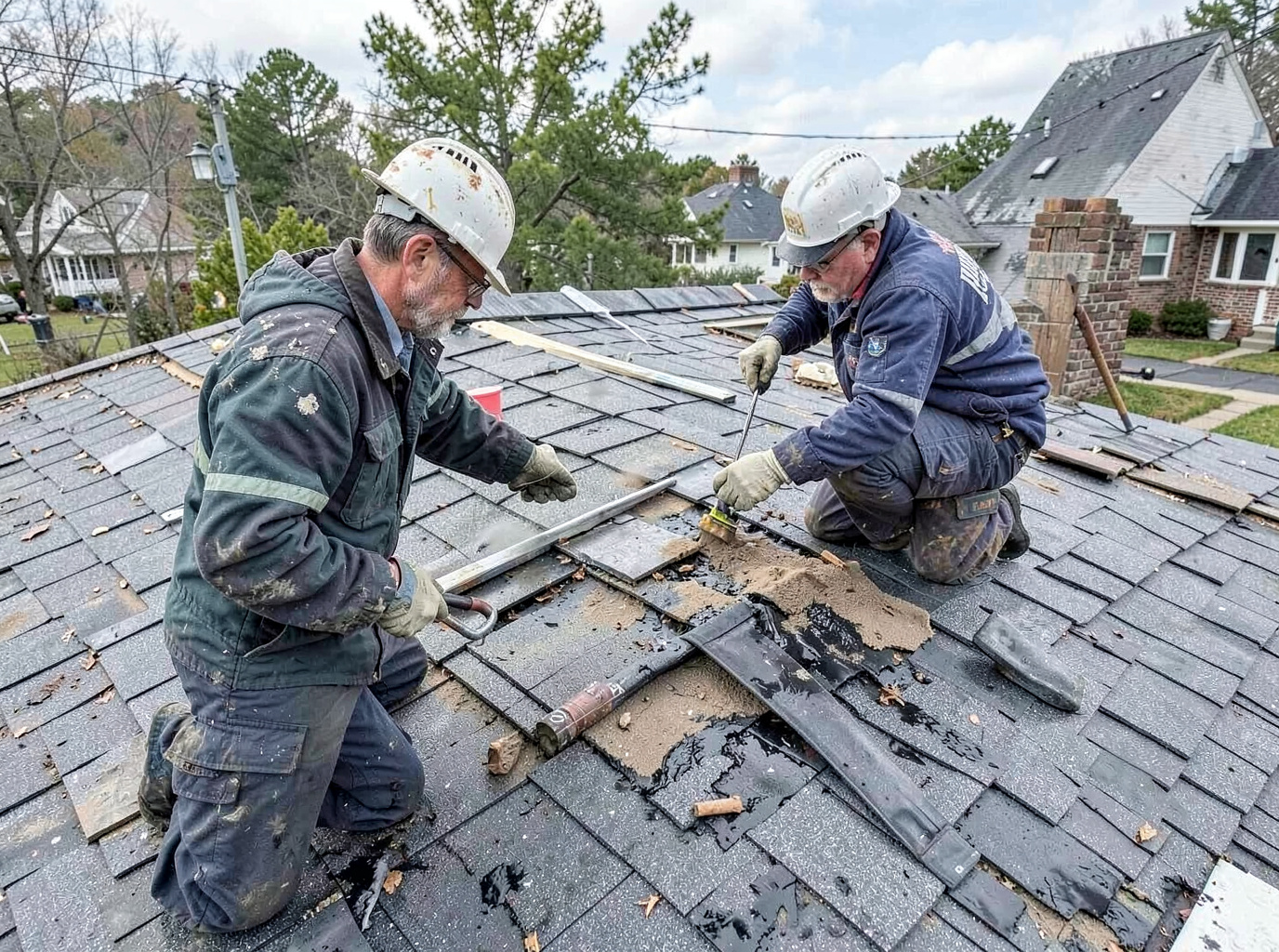 Hail Damage Roof Repair in St. Joseph